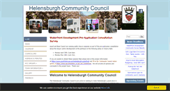 Desktop Screenshot of helensburghcommunitycouncil.co.uk